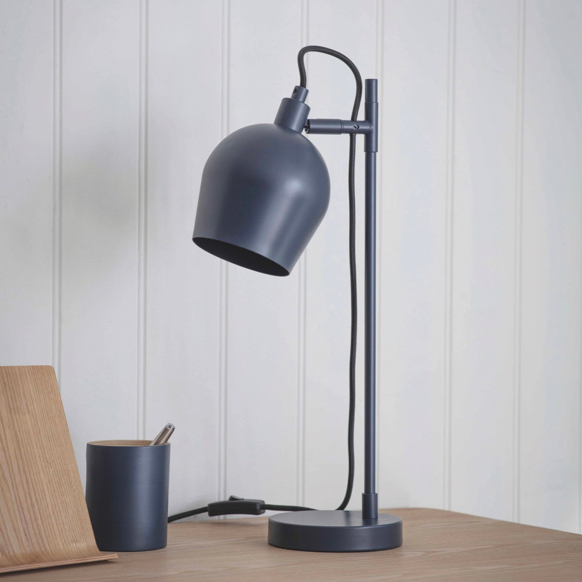 Navy desk lamp deals