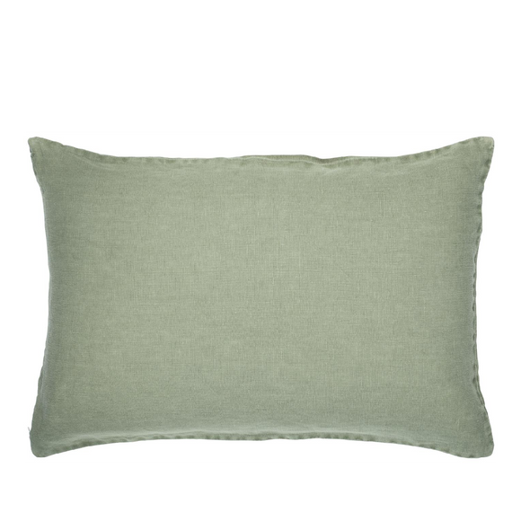 Rectangle Linen Cushion in Olive