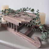Wooden Sleigh Decoration