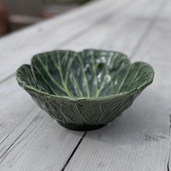 Cabbage Stoneware Bowl Medium