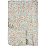 Floral Quilt in Blue, Green and Red