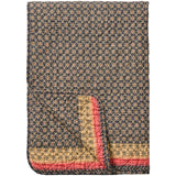Quilt in Dark Blue, Pink and Natural