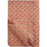 Quilt with Pink and Red Flowers