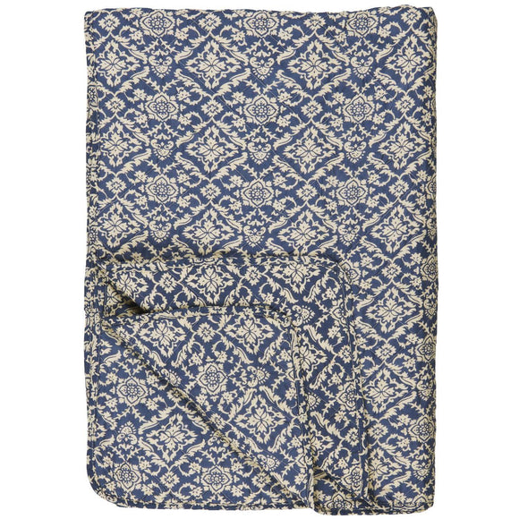 Blue Block Pattern Quilt
