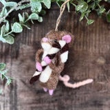 Fabric Mice Decorations - 4 Designs