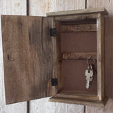 Wooden Key Box with Hearts
