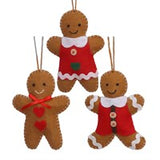 Felt Gingerbread Decs