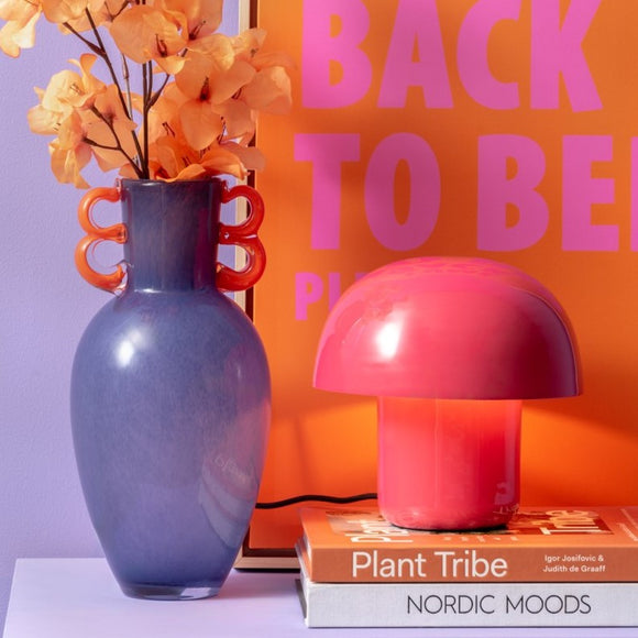 Fat Mushroom Lamp in Pink