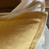 Ochre Linen Cushion