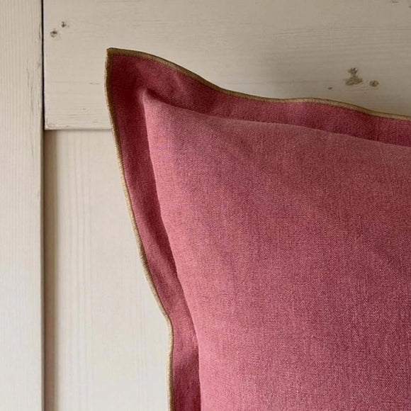 Rust Linen Cushion