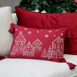 Nordic Houses Christmas Cushion