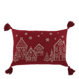 Nordic Houses Christmas Cushion