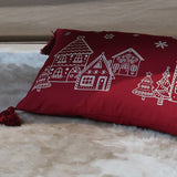 Nordic Houses Christmas Cushion