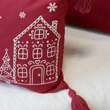Nordic Houses Christmas Cushion