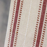 Tea towel with Red Stripes