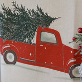 Christmas Tea towel with Car