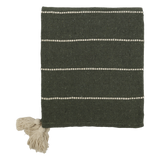 Recycled Cotton Throw in Forest
