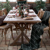 Recycled Cotton Throw in Forest