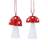 Hanging Tin Toadstools