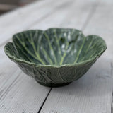Cabbage Stoneware Bowl Large