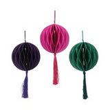Hanging Honeycomb Paper Ball With Tassel