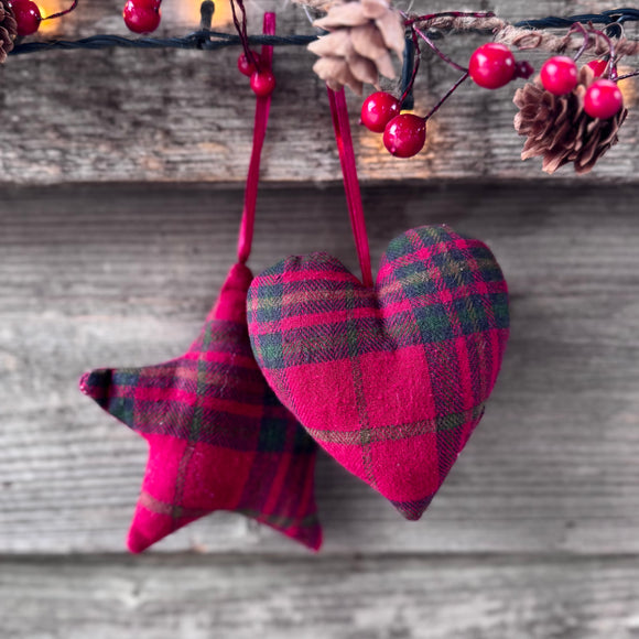 Hanging Tartan Decoration