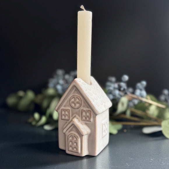 Ceramic House Candle Holder