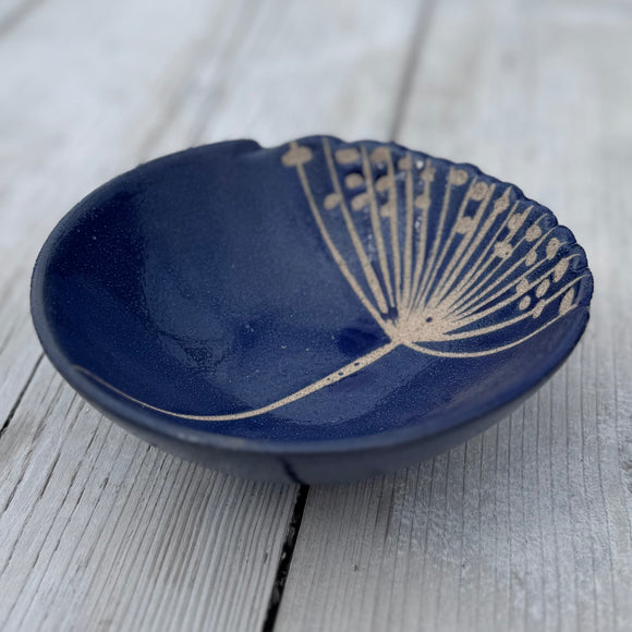 Navy Seedhead Bowl