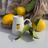 Mini Ceramic Jug with Lemon