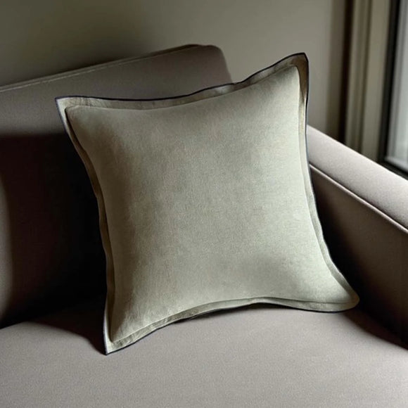 Olive Linen Cushion