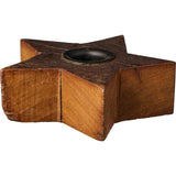 Wooden Star Candle Holder
