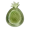 Green Glass Pineapple Tray