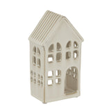 White Ceramic Tealight Houses