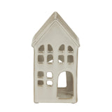 White Ceramic Tealight Houses