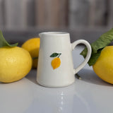 Mini Ceramic Jug with Lemon