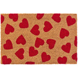 Red Hearts Doormat