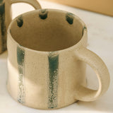 Stoneware Stripe Mug - Rosemary