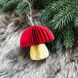 Honeycomb Paper Mushroom Small