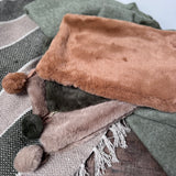 Faux Fur Toiletry Bags