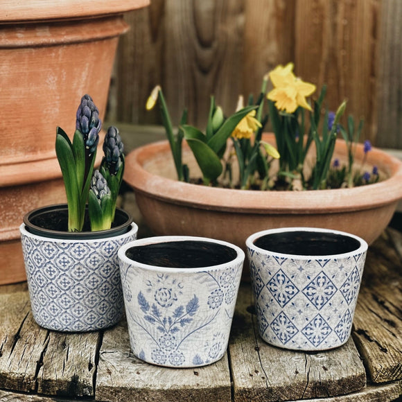 Old Style Dutch Pot in Blue