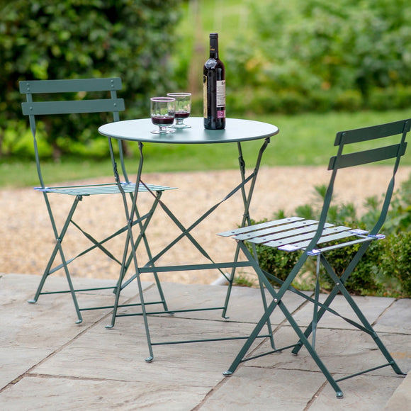 Bistro Set - Forest Green