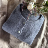 Cropped Sleeve Mohair Cardigan