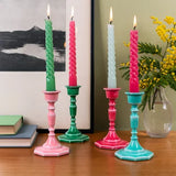 Enamel Candlesticks