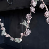Frosted Pine Cone and Spruce Garland