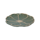 Green Flower Plate
