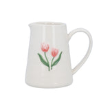 Mini Ceramic Jug with Tulips