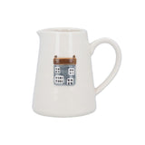 Mini Ceramic Jug with House