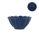 Mini Navy Fluted Bowl