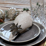 Pack of Snowflake Paper Napkins in Latte
