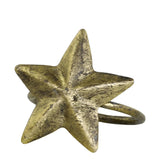 Brass Star Napkin Ring